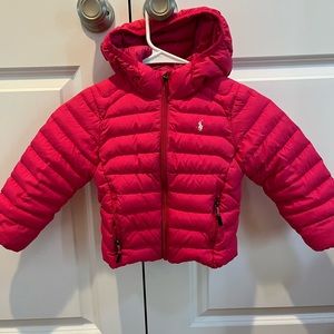 Girls winter puffer jacket